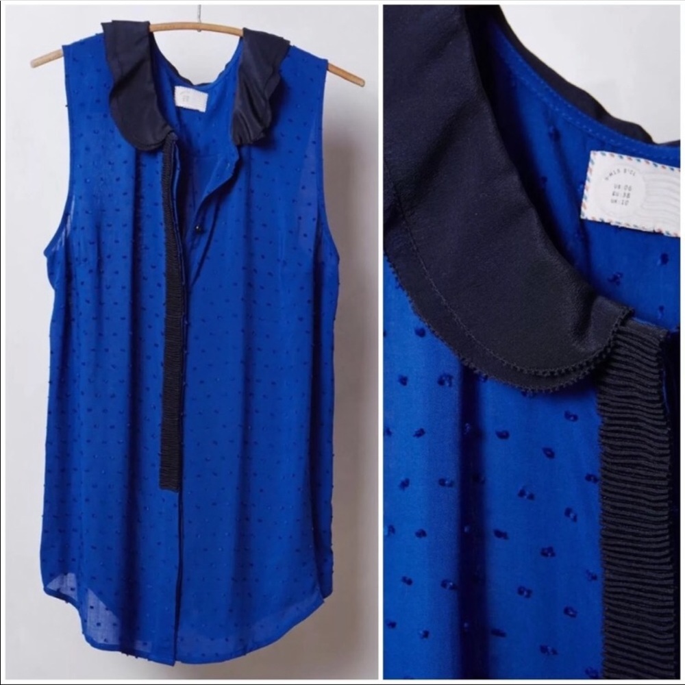 Anthropologie sleeveless blouse